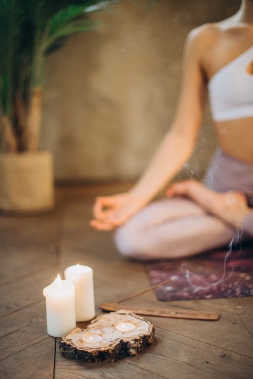 Person performing a deep hip flexor stretch